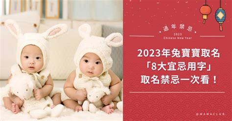 兔年取名禁忌|2023兔寶寶取名吉祥＆禁忌用字｜有這個字一生不愁吃喝，陪伴 